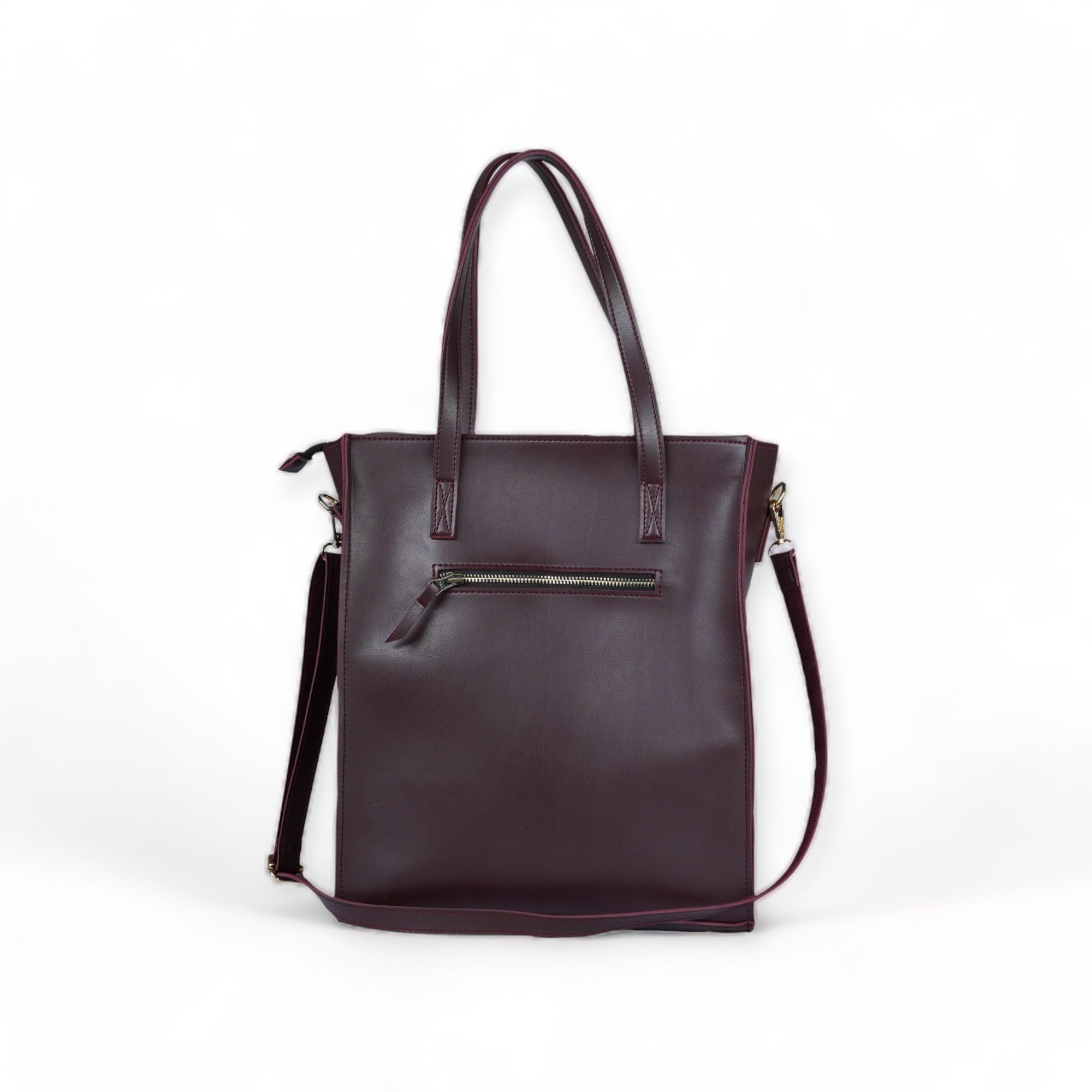 Premium Leather Handbag Maroon