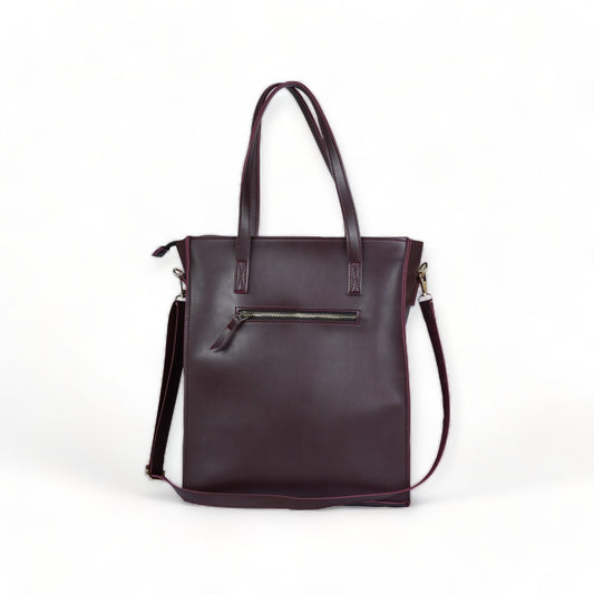 Premium Leather Handbag Maroon
