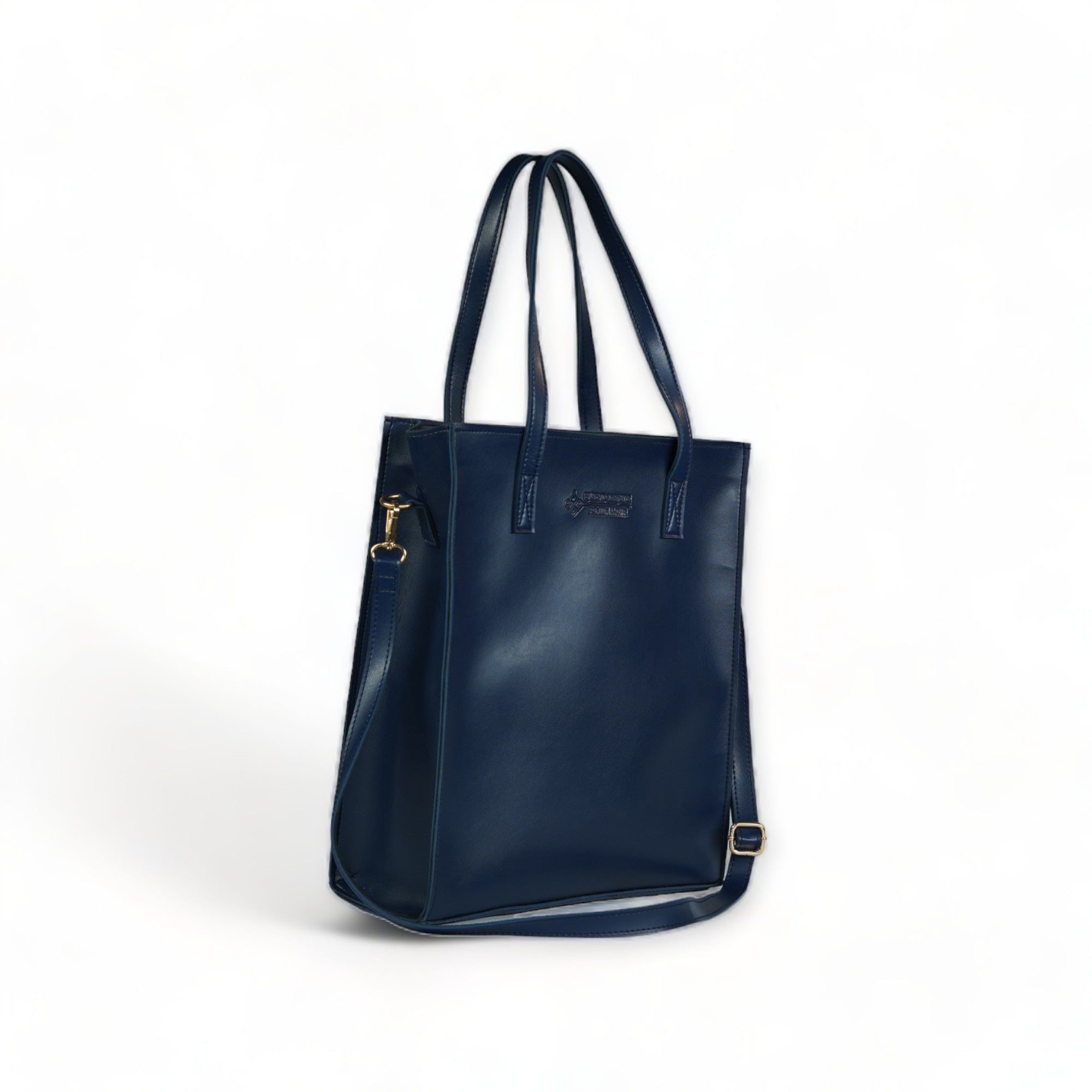 Premium Leather Handbag Navy